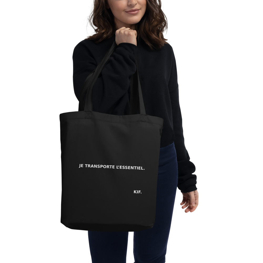 Tote bag bio – L’essentiel, toujours avec toi.