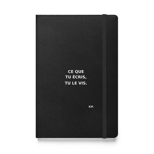 Carnet- CE QUE TU ÉCRIS, TU LE VIS.