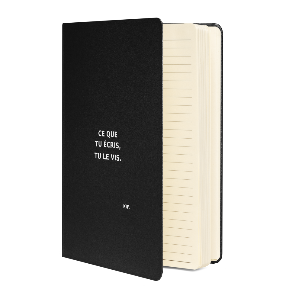 Carnet- CE QUE TU ÉCRIS, TU LE VIS.