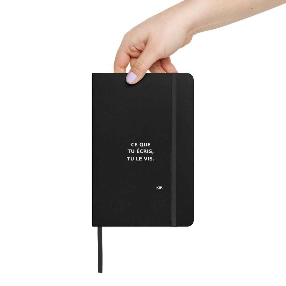 Carnet- CE QUE TU ÉCRIS, TU LE VIS.